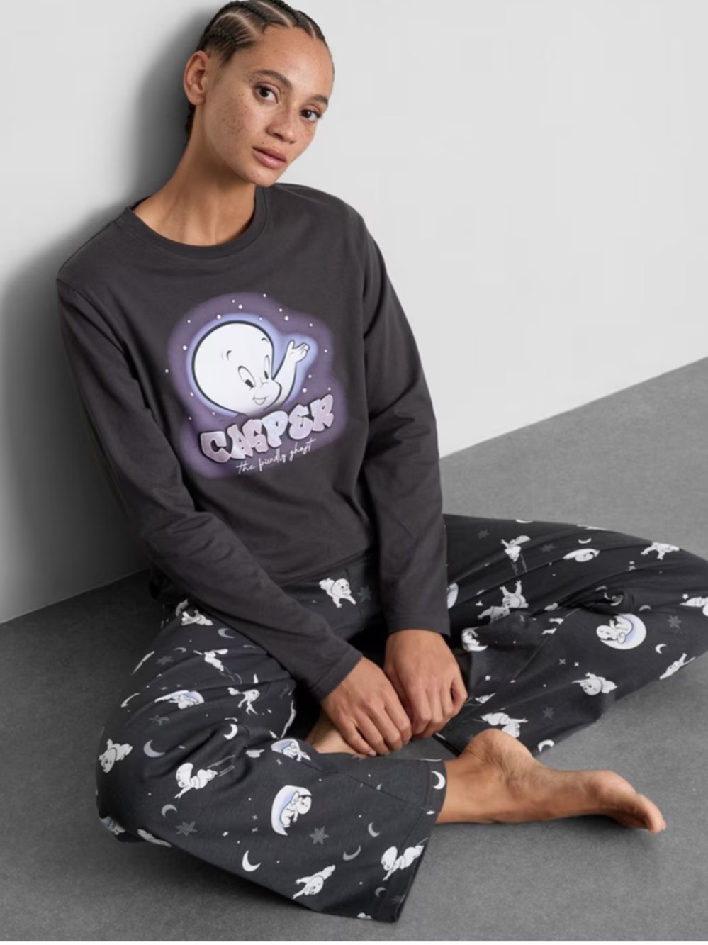 Primark Casper The Friendly Ghost Graphic Pajamas